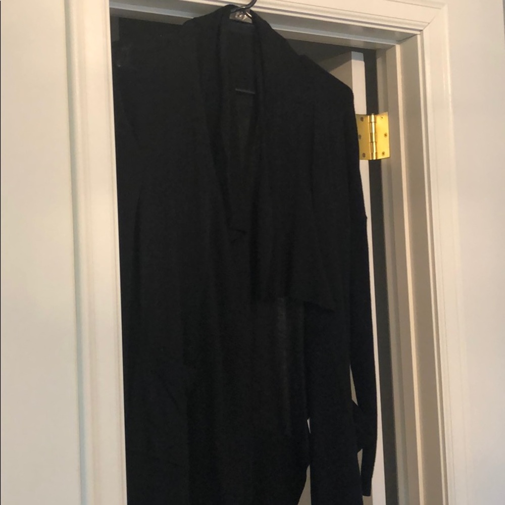 Black cardigan Australian merino wool